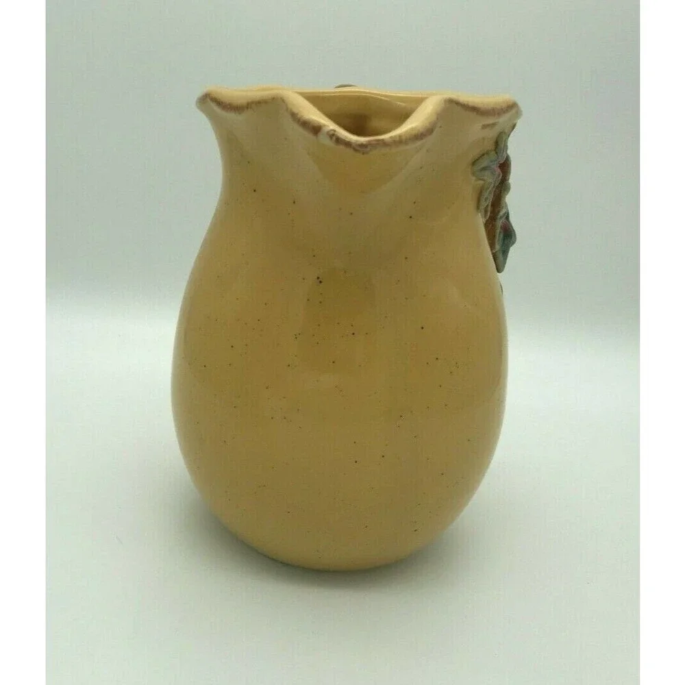 Vigor Int'l Inc. Ceramic Autumn Decor Drink Pitcher. 2 qt. Cottagecore Farmhouse
